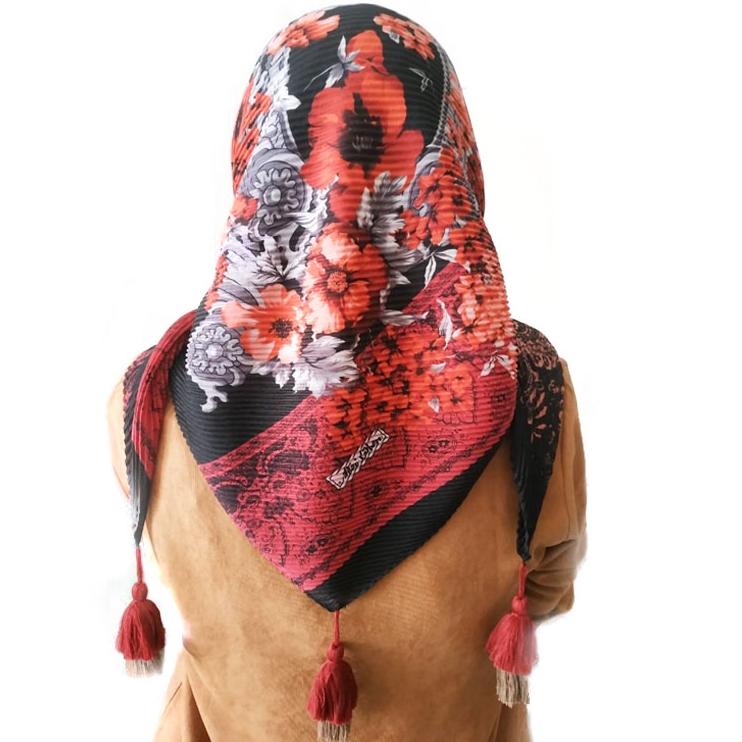◄ Kerudung Segi Empat PLISKET Motif BANDUL POMPOM Jilbab Voal Motif Plisket Lidi Terbaru Daily Hijab