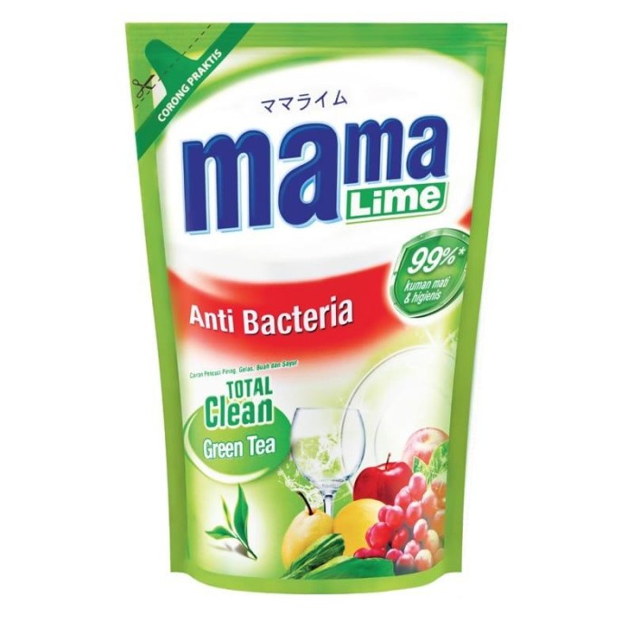 MAMA LIME GREEN TEA REF 800ML