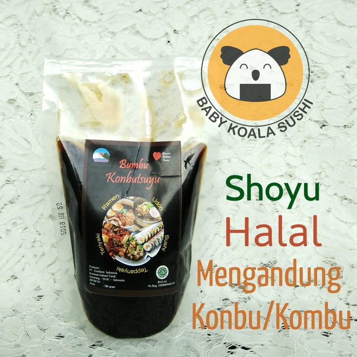 

KONBU SHOYU SUSHI 380g / Kecap Asin Kombu (NO MSG) Japan Soy Sauce