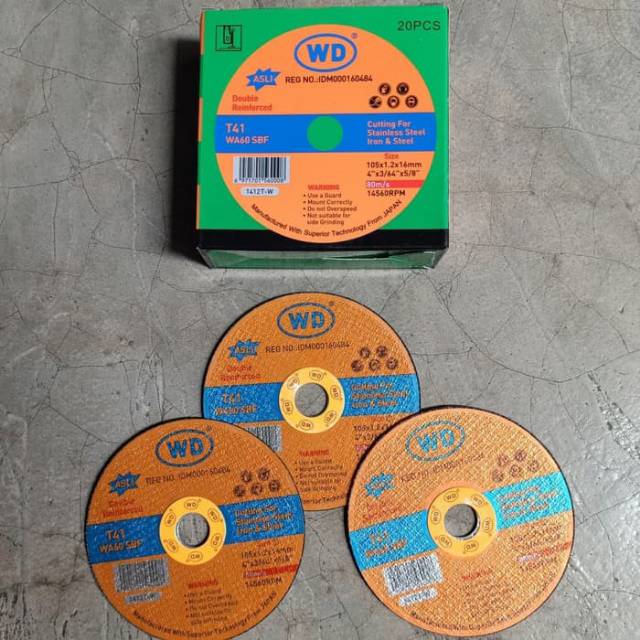 batu potong wd 4" batu gerinda potong wd 4" batu grinda potong wd 4"
