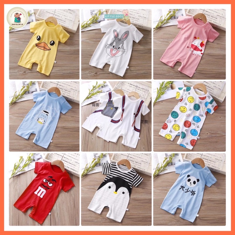 ✨Babyglory.id Jumper Anak Unisex /Jumper Anak Import / Romper anak Unisex / Jumper Anak Laki-Laki Perempuan