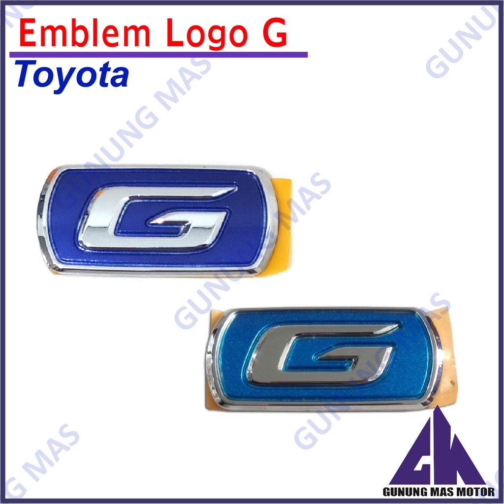 Emblem Logo G Untuk Toyota Grand Avanza 2016 Tulisan Huruf Tempel