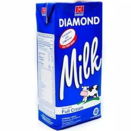 

READY COD susu uht diamond full cream 1 liter ( 1 karton ) Gojek/Grab Only