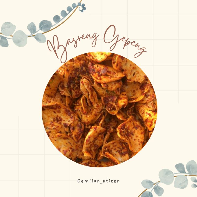

Basreng Gepeng Pedas-Asin Daun Jeruk