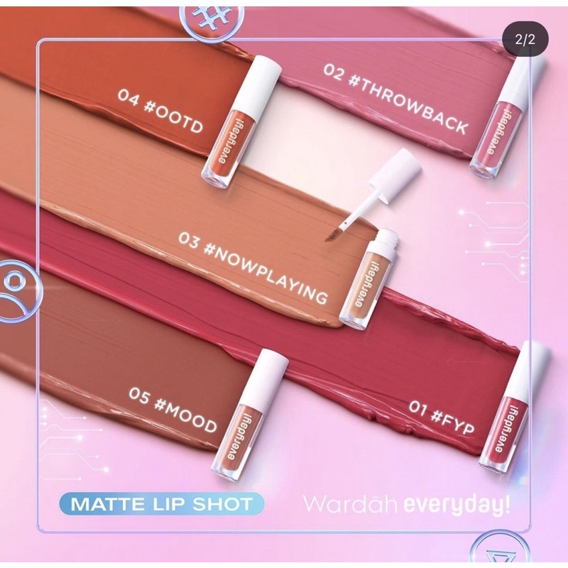 ❤ jselectiv ❤ WARDAH Everyday Matte Lip Shot | Lip Cream WARDAH