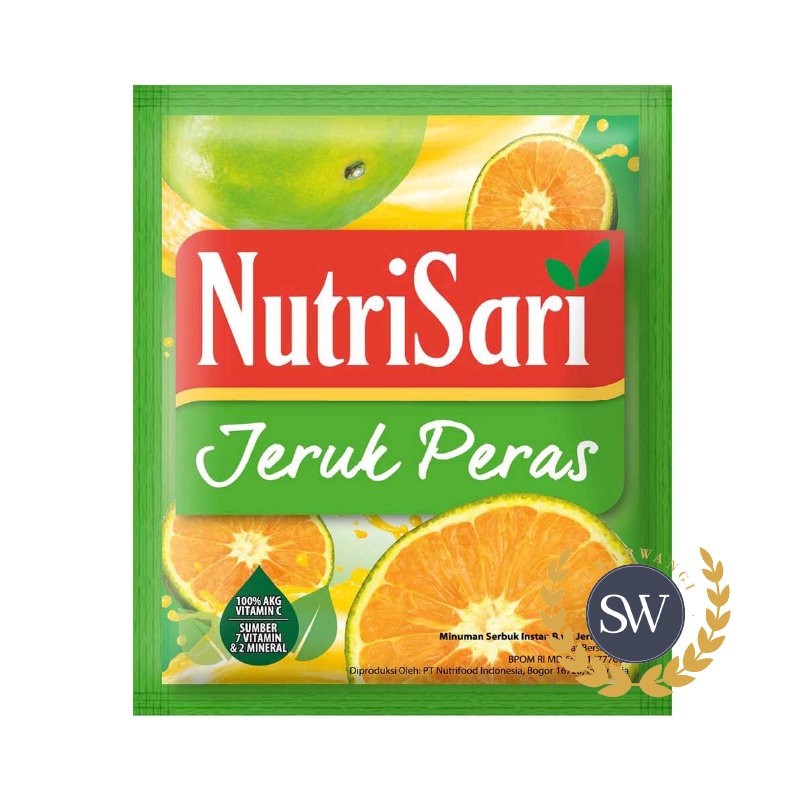 

Nutrisari Jeruk Bubuk Instan- PER RENCENG - Isi 10 x 14gr