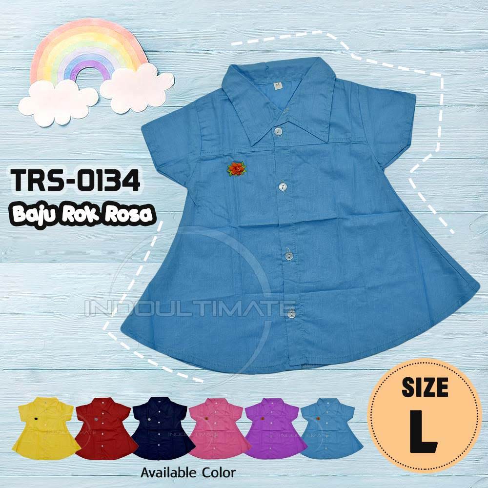 Dress Kemeja Anak Balita Bayi Perempuan Baju Atasan Pakaian Anak Balita Bayi Perempuan TRS-0134