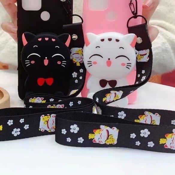 ♦ XIAOMI/ REDMI 4X 4A 5A 6A 7A 8 8A PRO SOFT CASE KARAKTER DISNEY DOMPET KOIN + TALI GANTUNGAN HP ➺