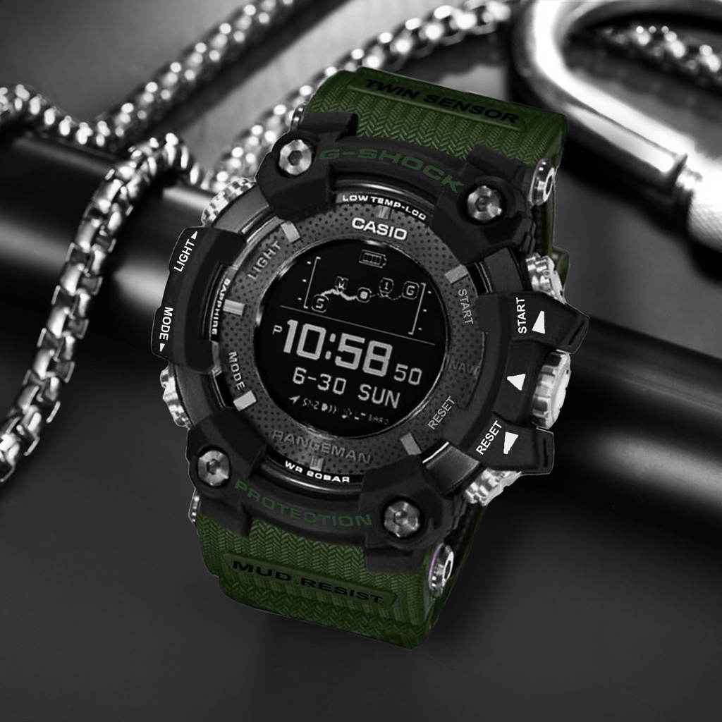 (COD) Terbaru !!!! Jam Pria G-SHOCK RANGEMAN GPRB DIGITAL 1022 Water Resistant