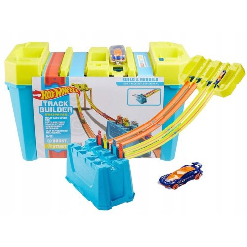 Hot Wheels Track Builder Unlimited Multi-Lane Speed Box