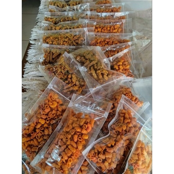 

READY STOK!! Makaroni Bantet Extra Pedas Jajanan Kekinian (COD)