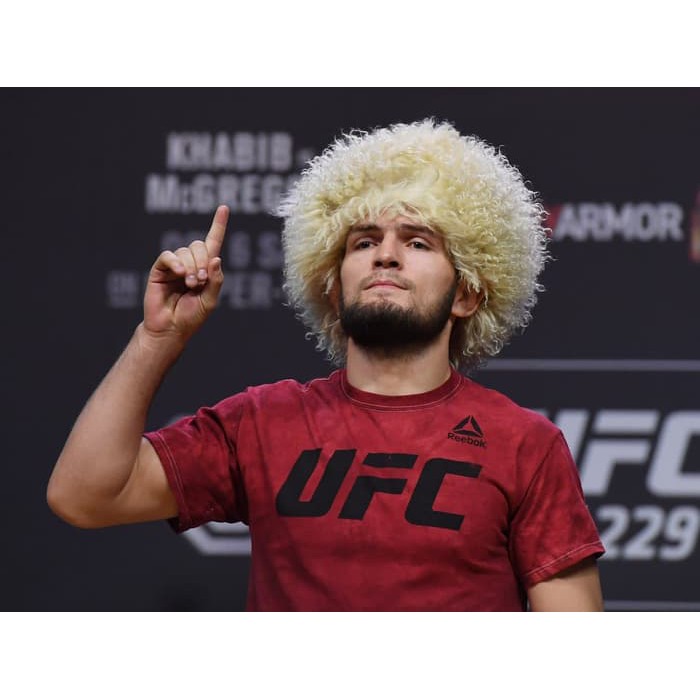 KAOS TSHIRT KHABIB NURMAGOMEDOV UFC BAHAN COTTON COMBAD 30S