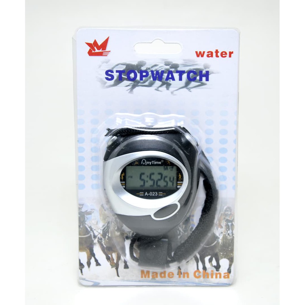 Stopwatch Anytime A-023 Day Date &amp; Time - 0440