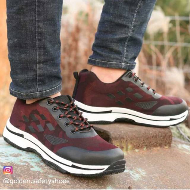 Sepatu safety sport fashion kode 70