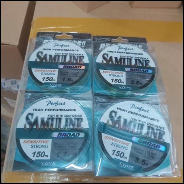 Senar Pancing Sasame Samuline Broad 150M Restok Sep 2019
