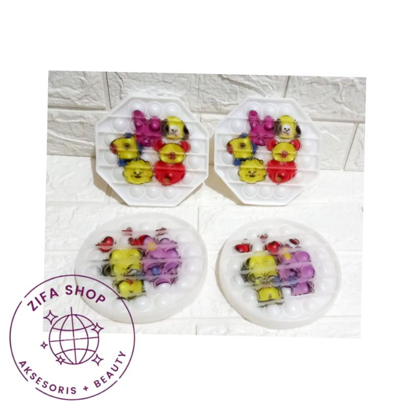 POP IT BTS DASAR PUTIH /MAINAN ANAK