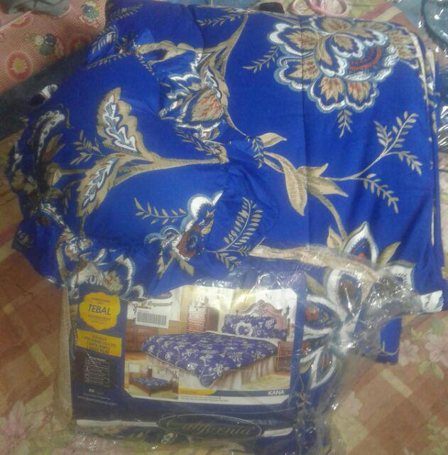Bedcover + Sprei Rumbai California 160x200 Queen Size 160 Jane Feder Oris Alvia Elba Raisha Bc