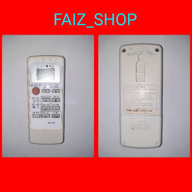 Remote AC MITSUBISHI MP07A Original Second
