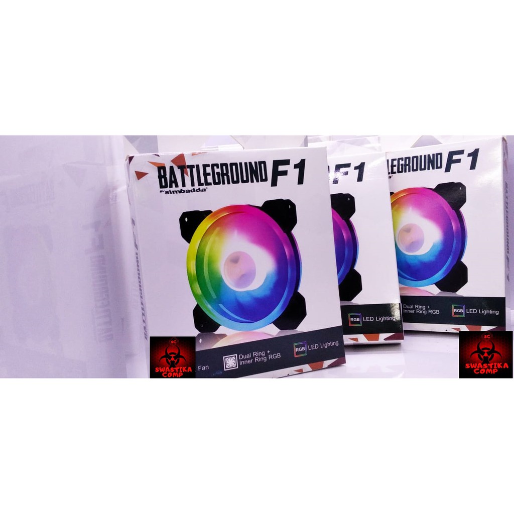 FAN CASING SIMMBADDA BATTLEGROUND F1 (Dual Ring) - LED RGB