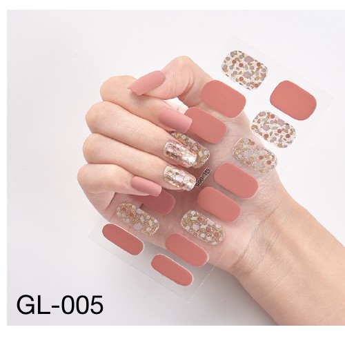 16Pcs/Stiker Kuku Murah / Nail Art Sticker / Nail Art Stiker / Nail Art &amp; Sticker Tipe GL