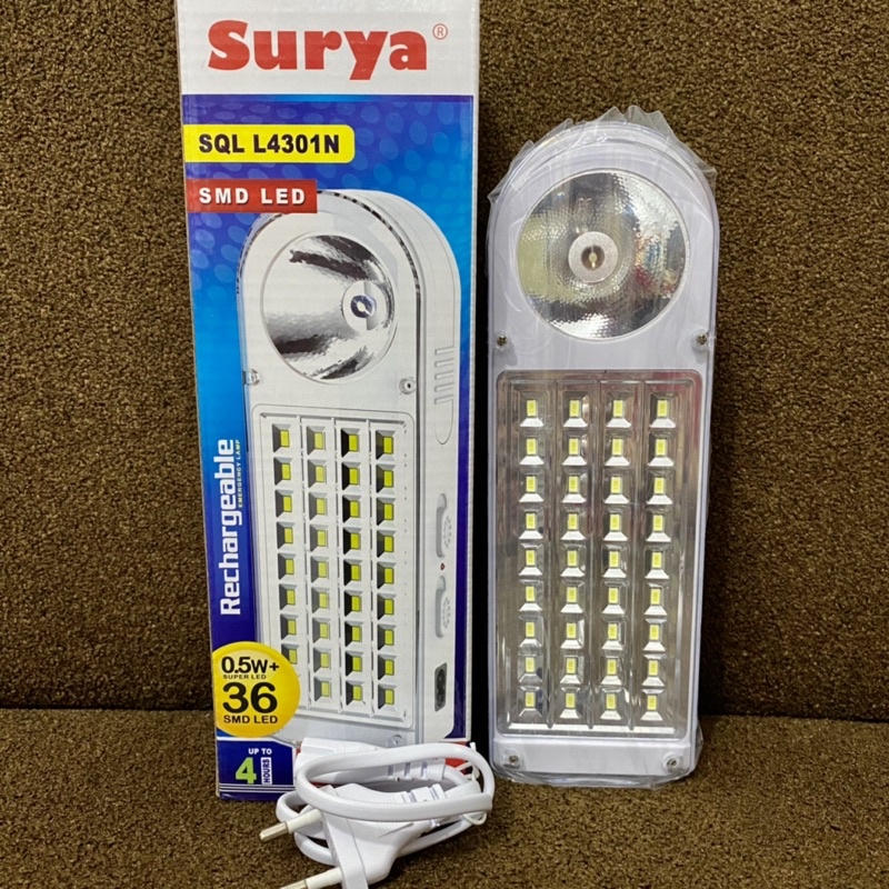 Emergency Lamp Surya SQL L4301N / Lampu Darurat SMD LED L4301N 4301N