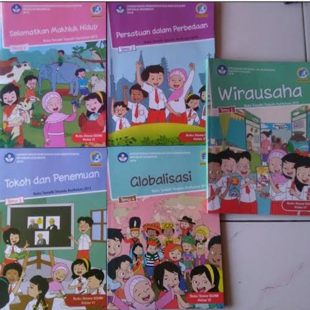 

✨COD✨ BUKU PAKET TEMATIK KLS 6 TEMA 1,2,3,4,5 KURIKULUM 13