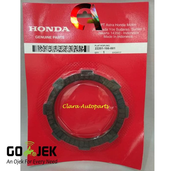 KAMPAS PLAT KOPLING SUPRA X OLD GRAND 166 Plate Friction HONDA SUPRA X GRAND