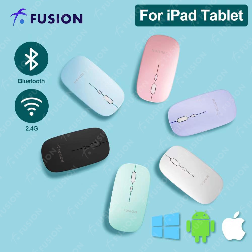 fusion Dual Mode 2.4Ghz Wireless Bluetooth 2 In 1 Cordless Mouse