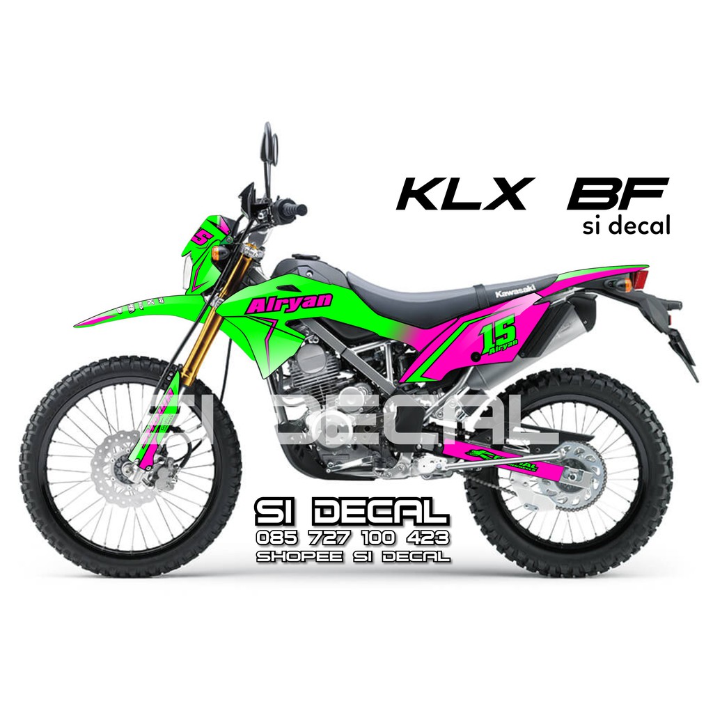 decal motor klx BF Full custom doff/glosyy