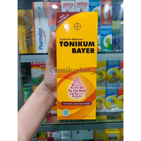 Jual TONIKUM BAYER MULTIVITAMIN 330ML SIRUP | Shopee Indonesia