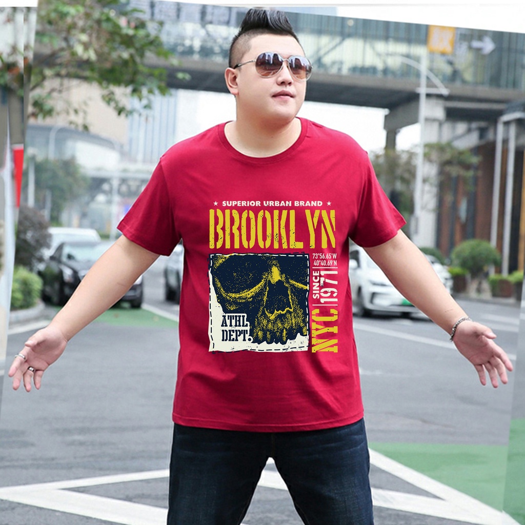 Baju Kaos Pria Jumbo Urban NYC Tshirt Bigsize XL XXL Distro DTF