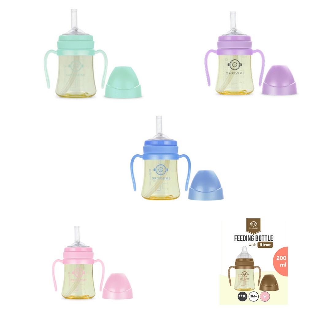 Grosmimi PPSU Straw Cup 200ml