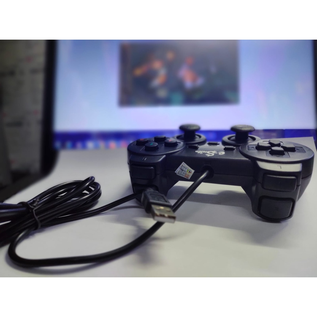 Joystick / game pad / stick pc laptop komputer single analog hitam USB