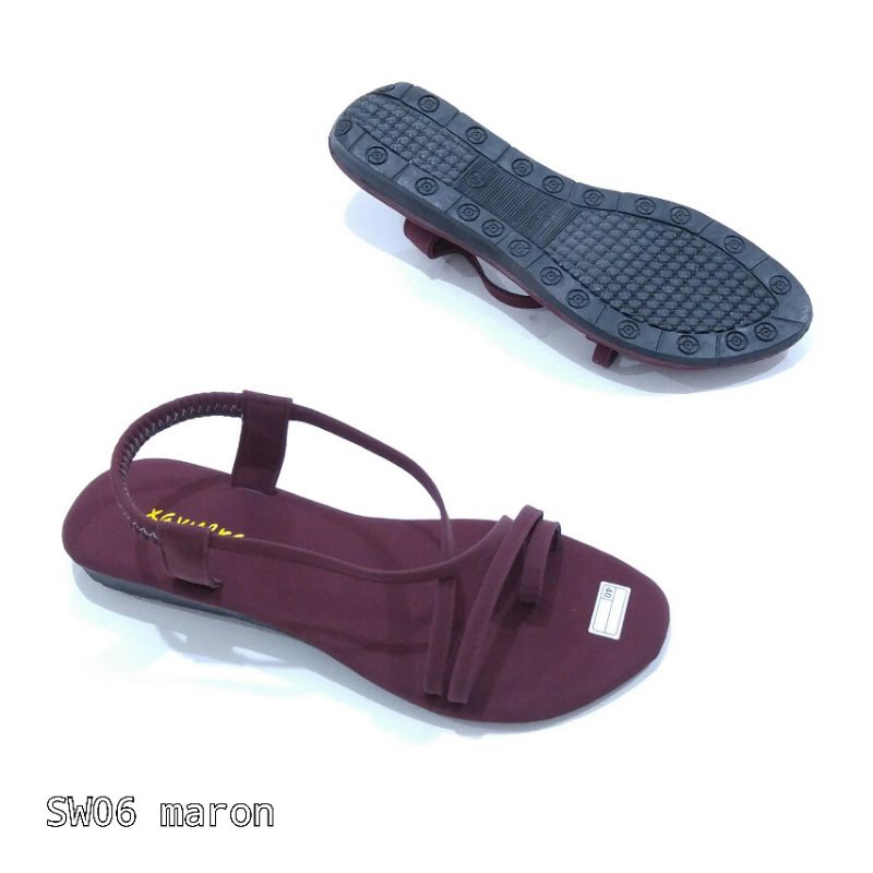 BORNEO SW06  SENDAL JEPIT TALI LUCU DAN CANTIK