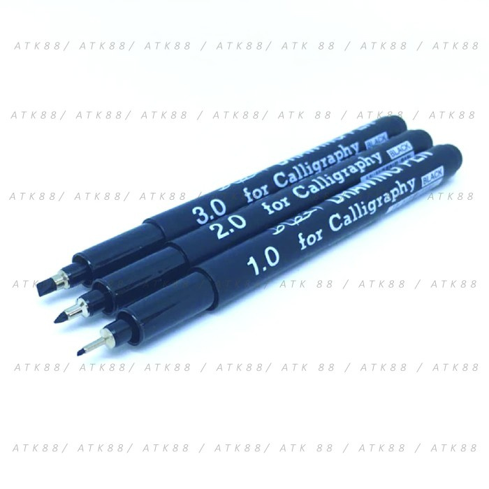 

MURAH Caligraphy Pen 1.0 / 2.0 / 3.0 Snowman 700 - 1.0