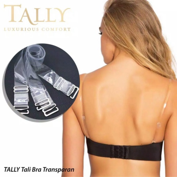 Dijual Tali BRA TALLY Tali Bh Transparant bening Tali Invisible - Silikon Putih Berkualitas