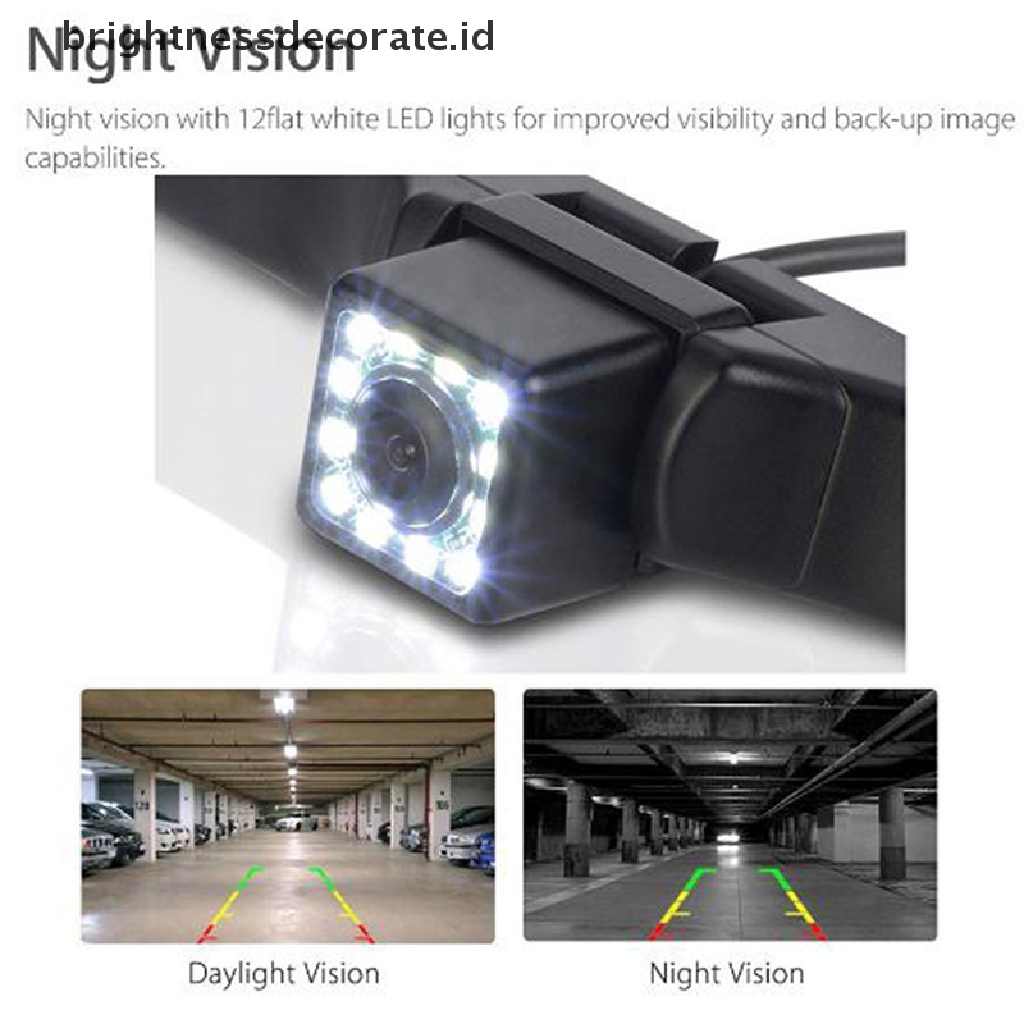 (Birth) Kamera Belakang Mobil Hd 170 Derajat ° Kamera Night Vision Anti Air