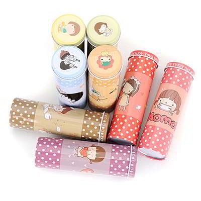 

Tempat Pensil Creativity Fashion Iron Drum Shape Design 12pcs Pencil (1pcs Price) SD5F7B