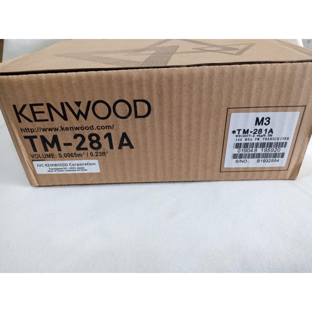 RIG KENWOOD TM218A, TM 281A 65 Watt 281 TM-281A Singleband VHF HT Mobil Radio Murah Jepang Ori