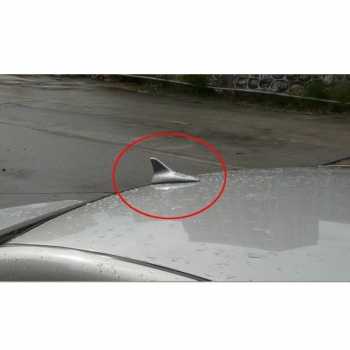 Lampu Belakang Mobil Bentuk Srip Hiu Tenaga Surya Mobil Bentuk Sirip Hiu 8 LED Shark Fin