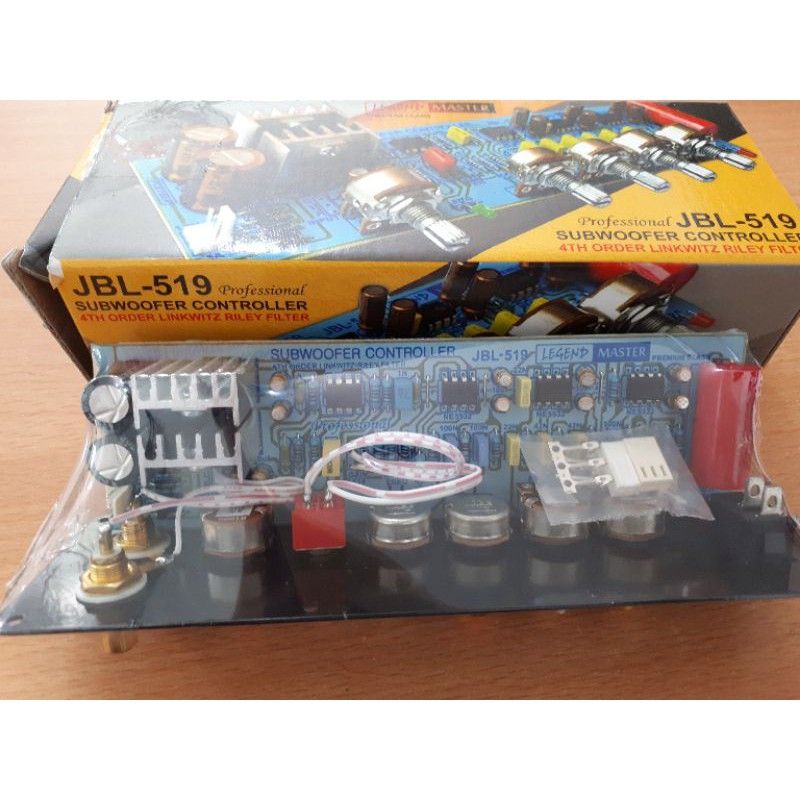 JBL519 TONE CONTROL SUBWOOFER PROFESSIONAL 4TH ORDER LINKWITZ RILEY FILTER JBL-519