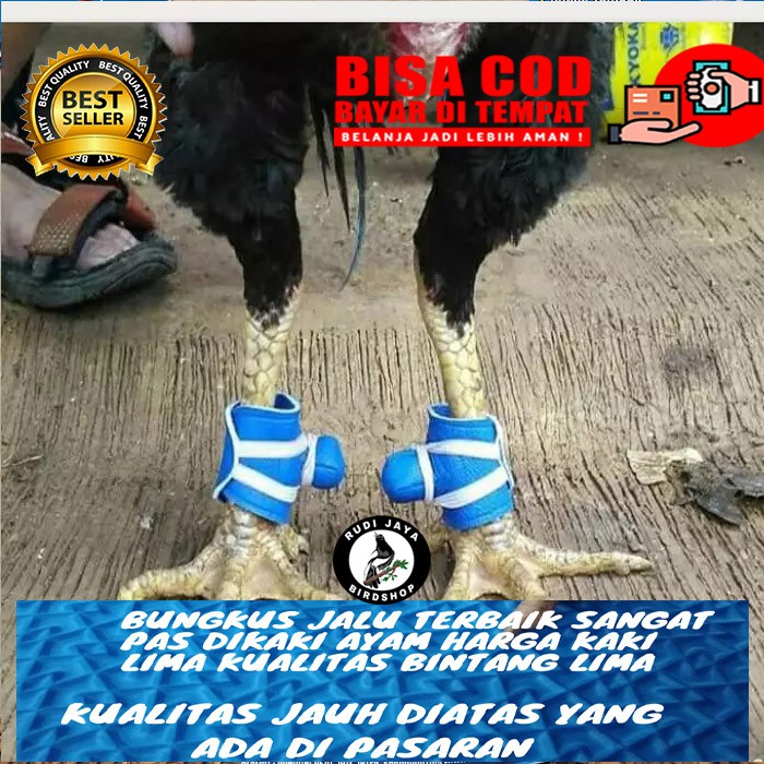PELINDUNG JALU AYAM PEMBUNGKUS BUNGKUS TAJI KAKI AYAM ADUAN BAHAN KALEP TEBAL NYAMAN MELINDUNGI