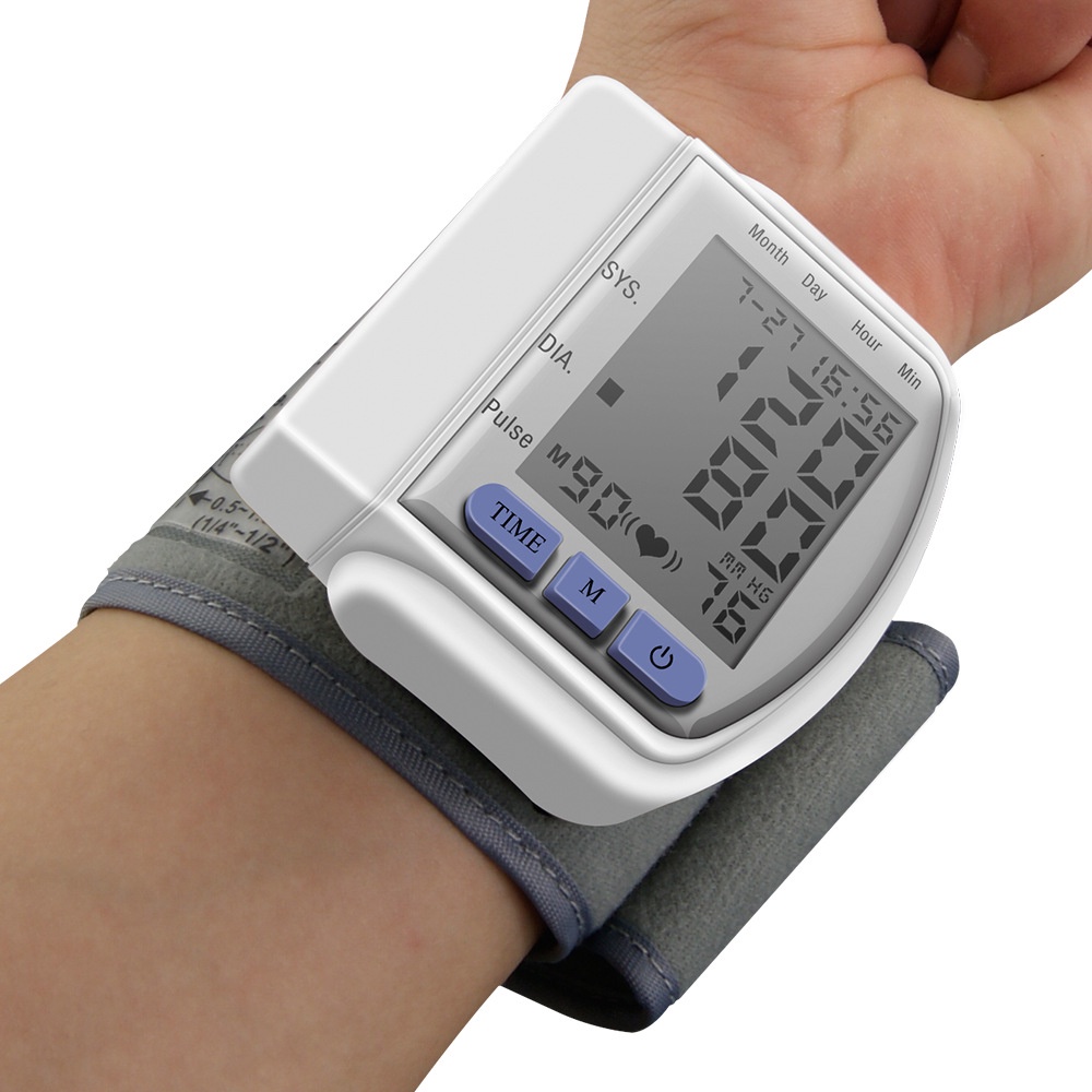 Gelang Pengukur Tekanan Darah Elektronik Sphygmomanometer - CK-102S - White