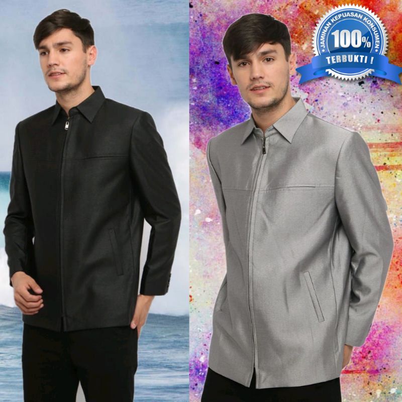 Jasket semi woll_jasket pria_jasket guru_jasket dosen_jasket super premium bahan woll italy