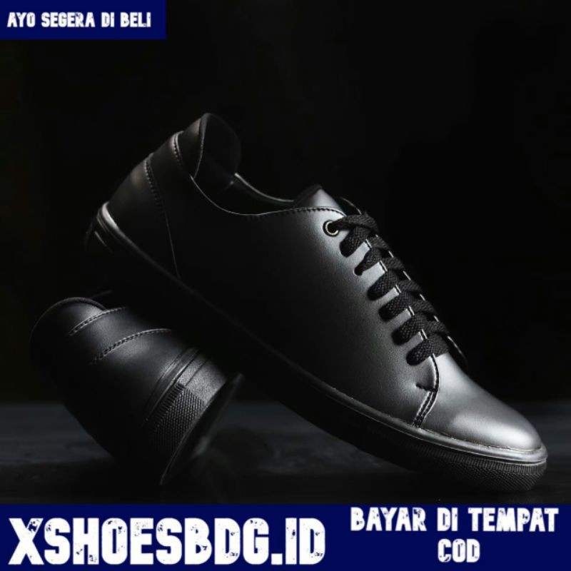 TERBARU Sepatu Pria Sneakers Casual Kasual Pria Kulit Pu Kerja Kuliah Trendy