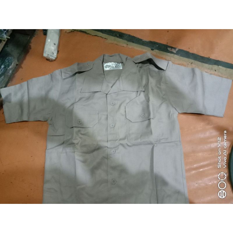 SERAGAM PDH JATAH POLRI BAHAN DREELL