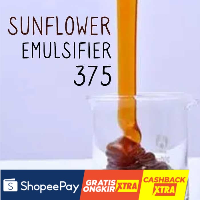 

Sunflower Emulsifier 375 - 50gr - Natural Emulsifier