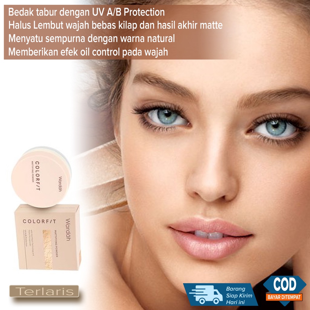 BEST SELLER Bedak wajah Pencerah Penghalus Pelembut MATTE Bebas Kilap Langsung Cerah Lembut Haluuuuu