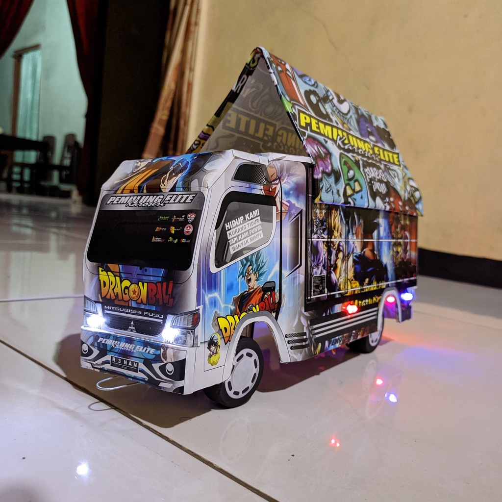 TRUK OLENG MINIATUR KAYU DRAGON BALL Z UKURAN 30