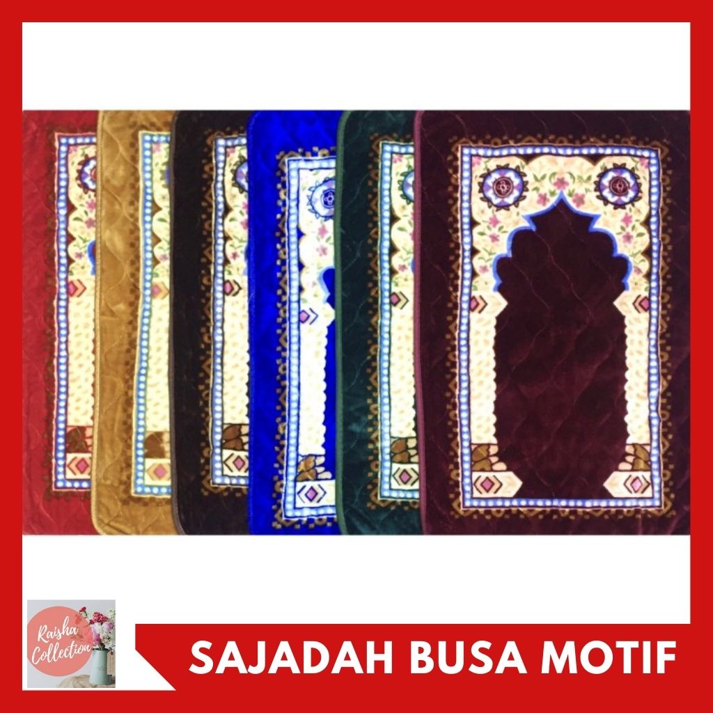 Rc Sajadah Busa Jumbo Motif Premium Anti Selip Murah Tebal dan Empuk Berbagai Warna